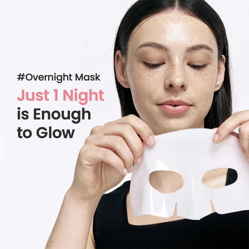 Bio Collagen Face Mask Shrink Pores Deep Hydrating Overnight Mask Moisturizing Refreshing Brightening Face Skin Care