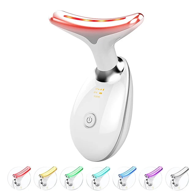 LED Facial Massager & Skin Care Tool - 7 Color Light Therapy